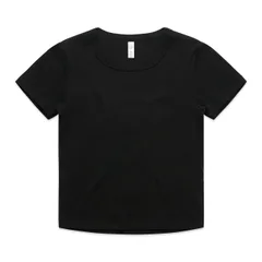 Wo's Organic Rib Baby Tee | 4074