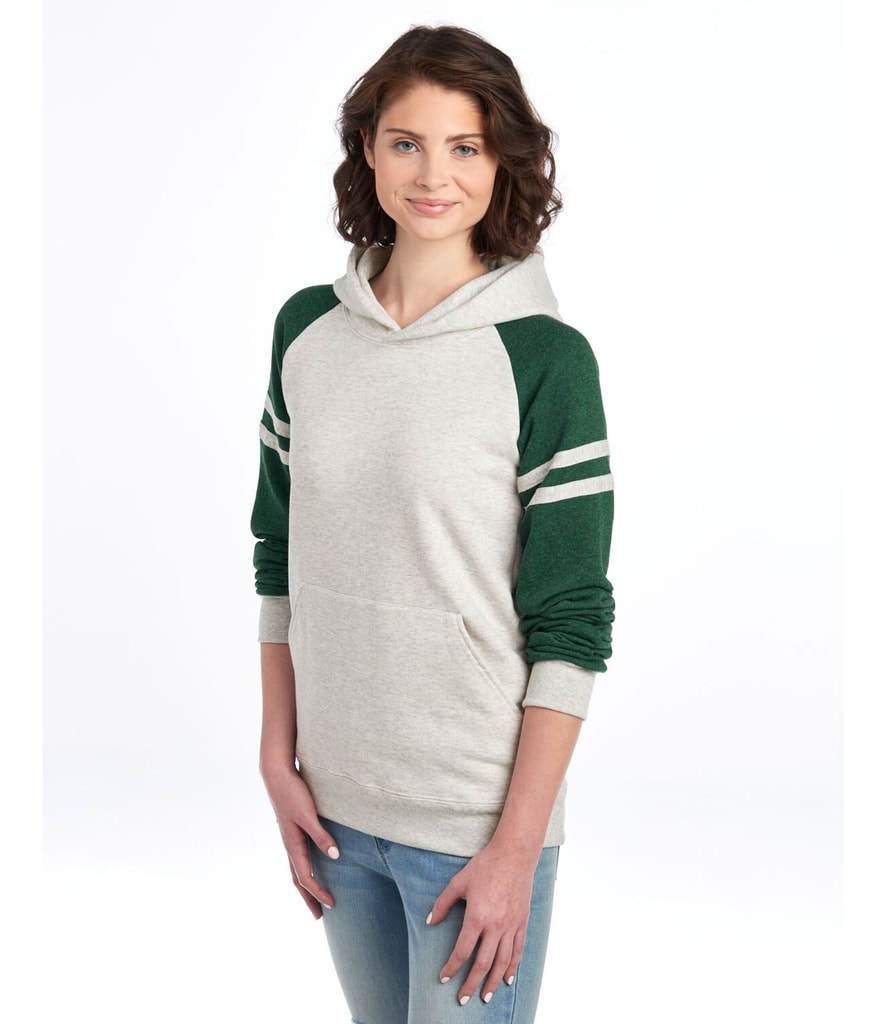 Oatmeal Heather/ Forest Green Heather