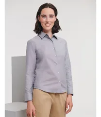 Ladies' Long Sleeve Tailored Oxford Shirt