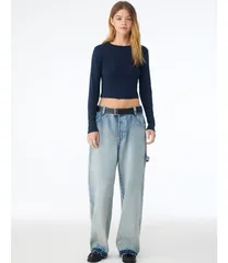 Women's Micro Rib Long Sleeve Tee
