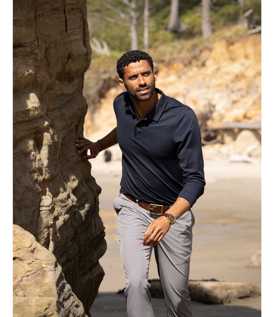 Advantage Long Sleeve Polo Men