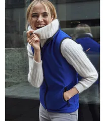 Ladies Padded Softshell Vest