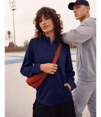 Ladies Basic Active Full Zip Hoody