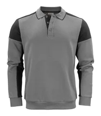 Long Sleeve Polo Sweatshirt