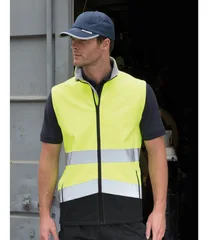 Printable Safety Softshell Gilet