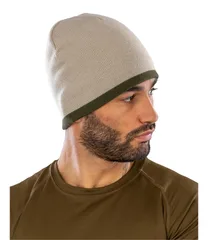 Soft Feel Cuffless Reversible Beanie