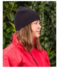Double Knit Cotton Beanie Hat