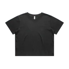 Wo's Heavy Faded Crop Tee | 4089