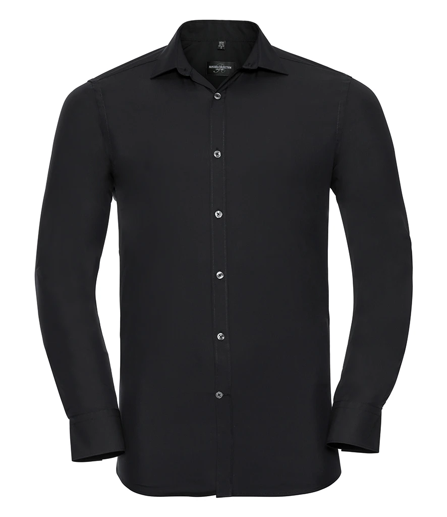 Russell Athletic Collection Long Sleeve Ultimate Stretch Shirt