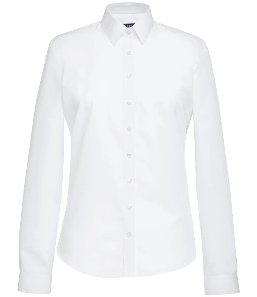 Brook Taverner Ladies Selene Long Sleeve Poplin Shirt