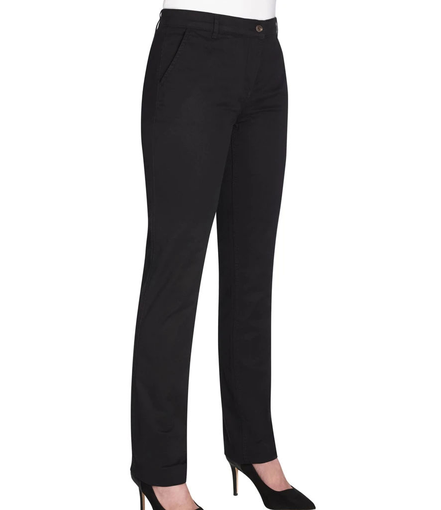 Brook Taverner Ladies Liberty Slim Leg Chino Trousers