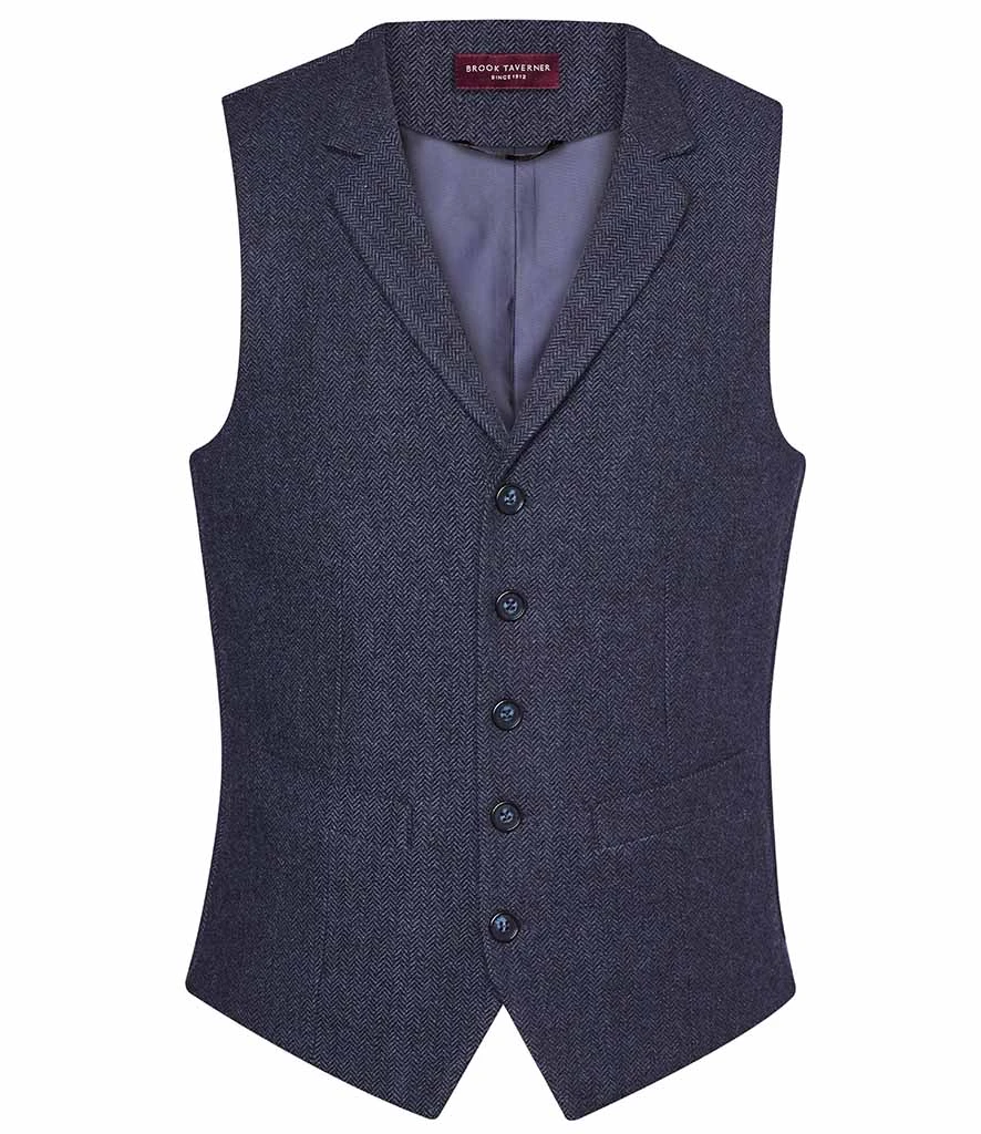 Brook Taverner Memphis Tweed Waistcoat