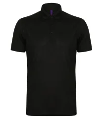 Henbury Slim Fit Stretch Microfine Piqué Polo Shirt