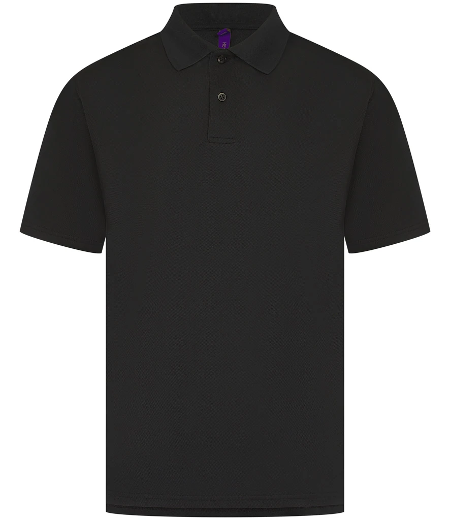 Henbury Coolplus® Wicking Piqué Polo Shirt