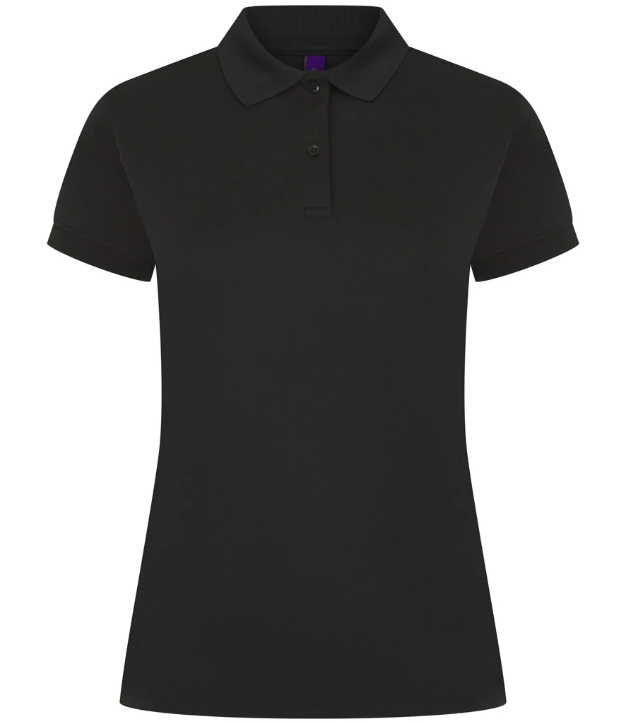 Henbury Ladies Coolplus® Wicking Piqué Polo Shirt