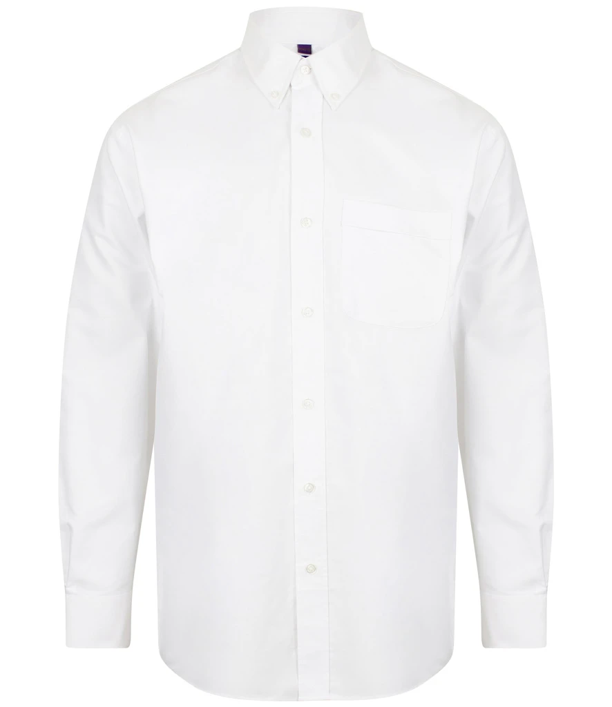Henbury Long Sleeve Classic Oxford Shirt
