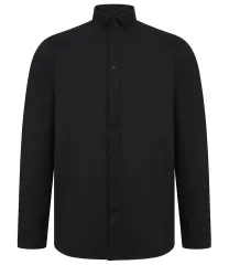 Henbury Modern Long Sleeve Regular Fit Oxford Shirt