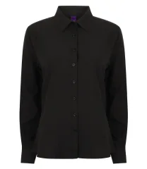 Henbury Ladies Long Sleeve Wicking Shirt
