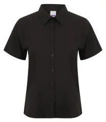 Henbury Ladies Short Sleeve Wicking Shirt