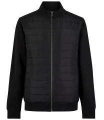 Kustom Kit Regular Fit Quilted Full Zip Sweat Jacket