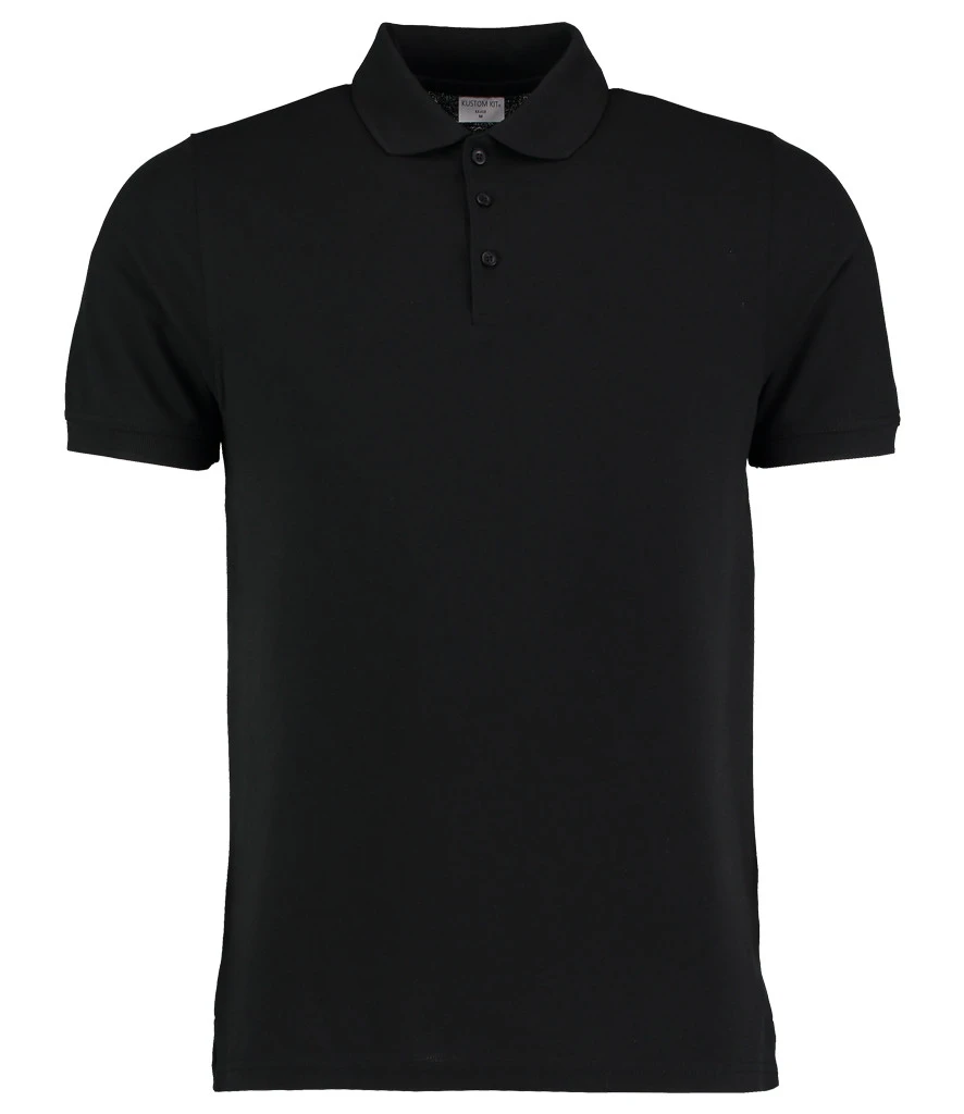 Kustom Kit Klassic Heavy Slim Fit Piqué Polo Shirt