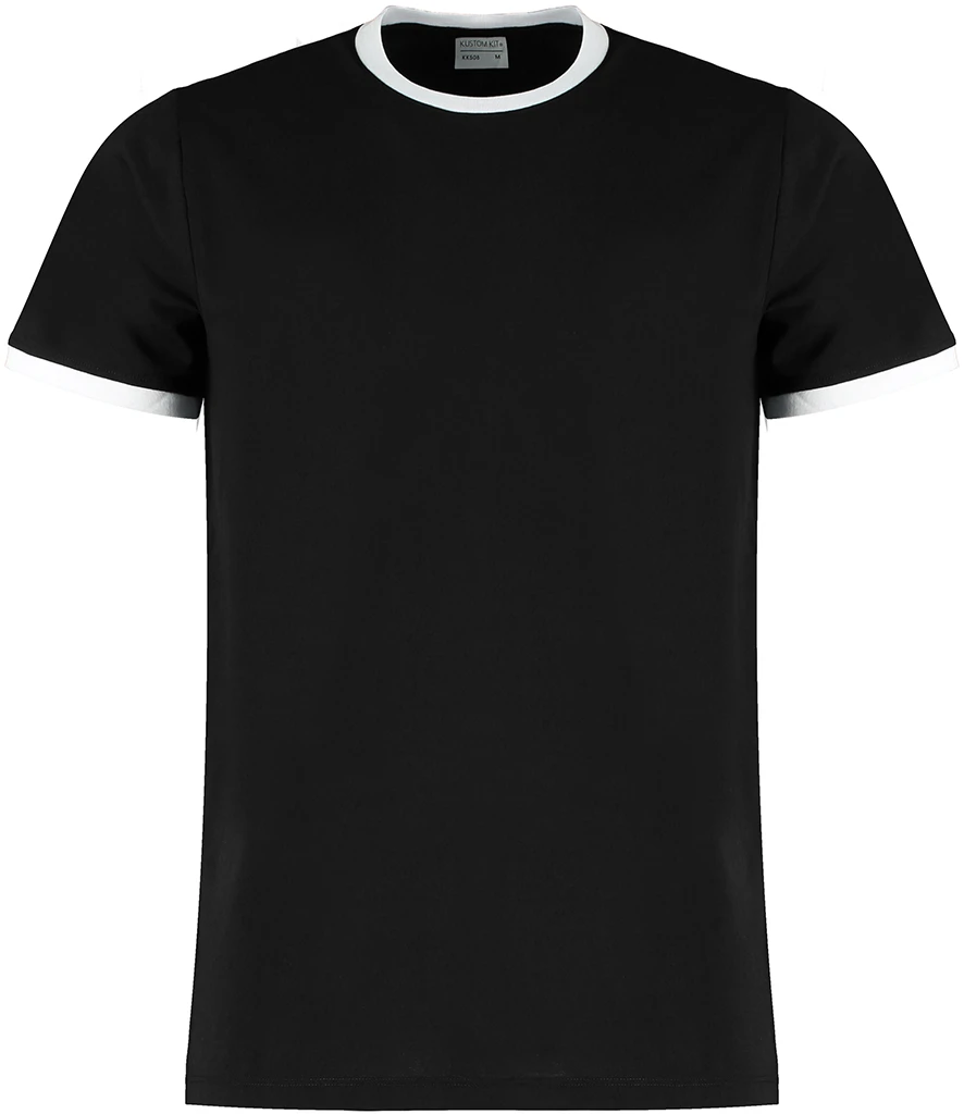 Kustom Kit Fashion Fit Ringer T-Shirt