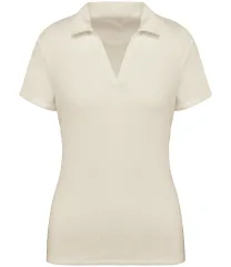 Native Spirit Ladies Terry Towel Polo Shirt