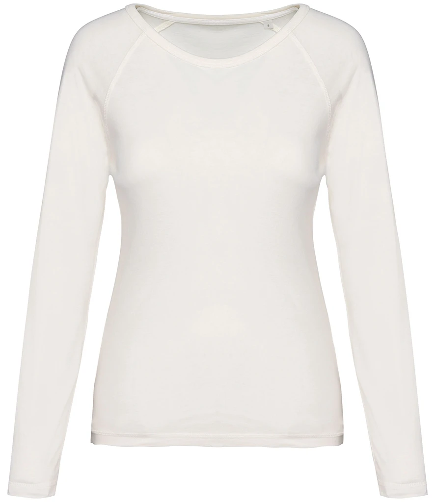 Native Spirit Ladies Raglan Long Sleeve Washed T-Shirt