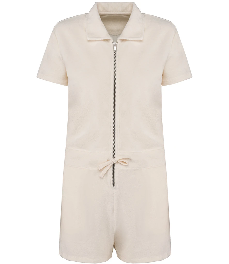 Native Spirit Ladies Terry Towel Short Overall