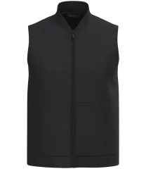 Native Spirit Unisex Twill Bodywarmer with Varsity Collar