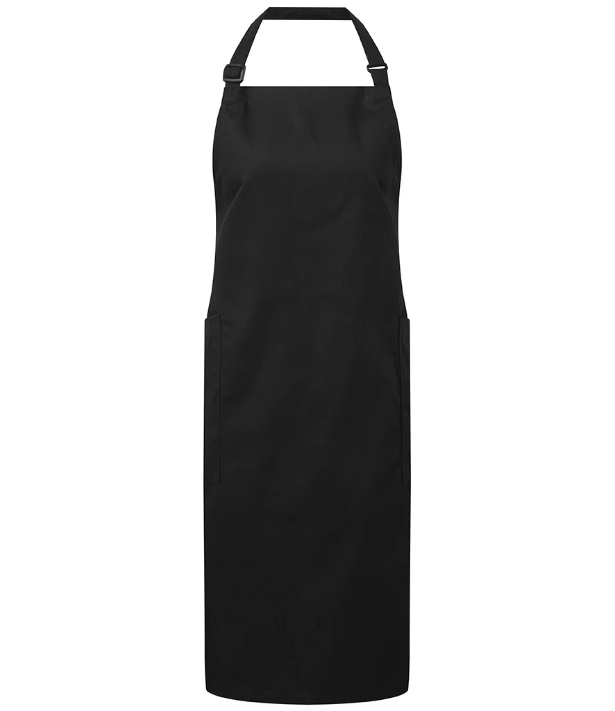 Premier Recycled Polyester and Fairtrade Organic Cotton Bib Apron