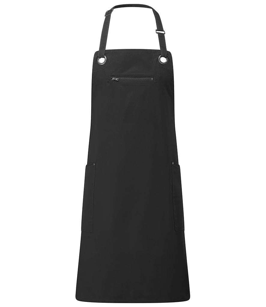 Premier Barley Contrast Stitch Bib Apron