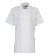 Premier Ladies Short Sleeve Chef's Jacket