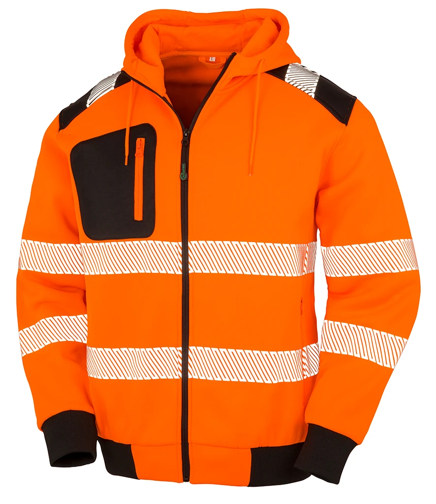 Result Recycled Safety Zip Hoodie