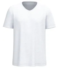 Spasso Drop Shoulder Raw Edge Collar Slub T-Shirt