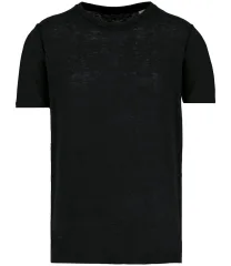 Spasso Crew Neck Linen T-Shirt