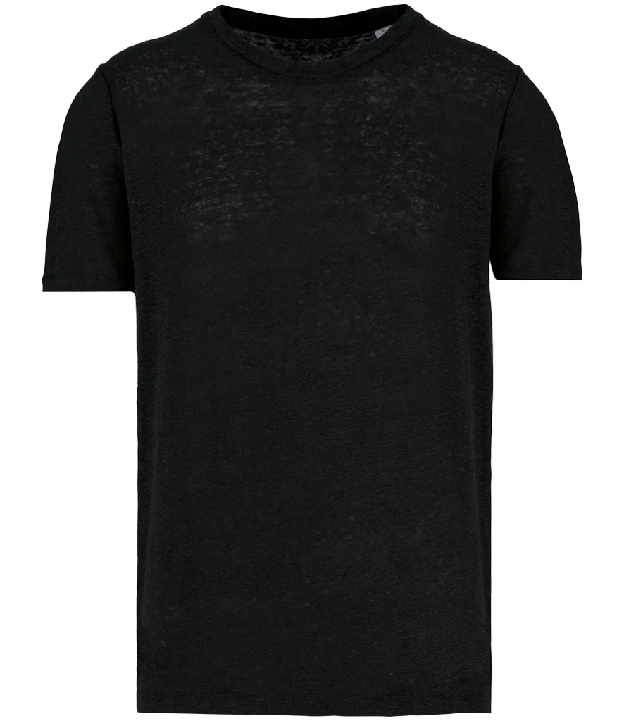 Spasso Crew Neck Linen T-Shirt