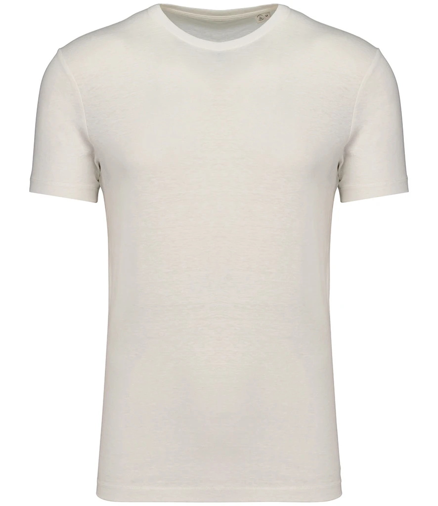Spasso Unisex Organic Cotton Linen Blend T-Shirt
