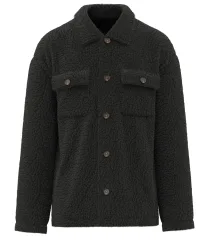 Spasso Unisex Sherpa Drop Shoulder Overshirt