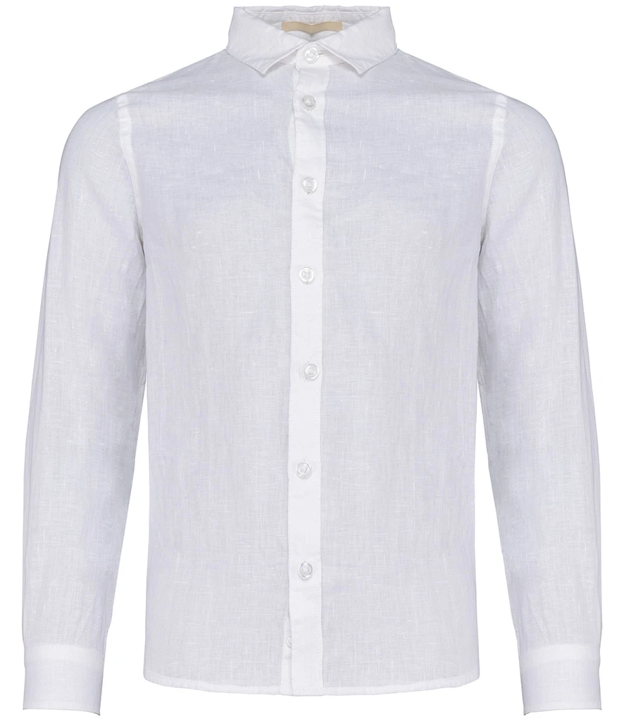 Spasso Kids Long Sleeve Linen Shirt