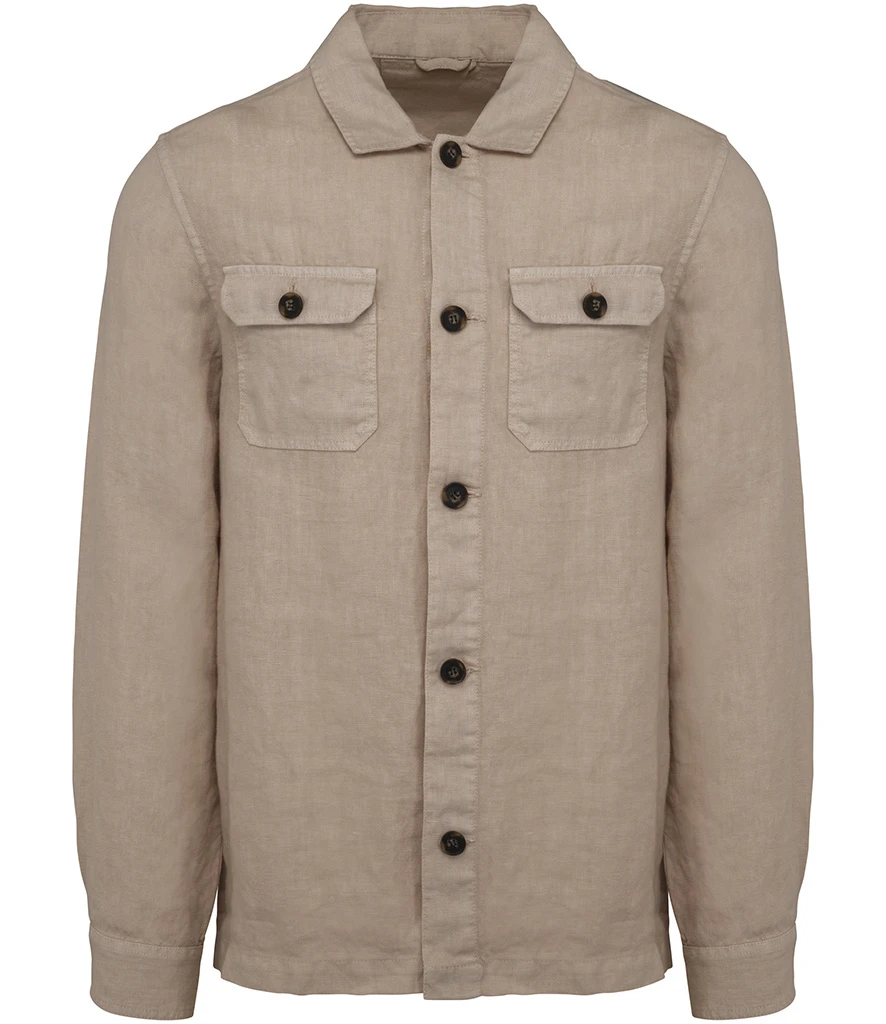 Spasso Linen Washed Overshirt