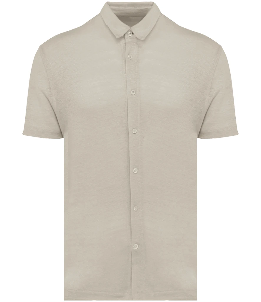 Spasso Short Sleeve Linen Shirt