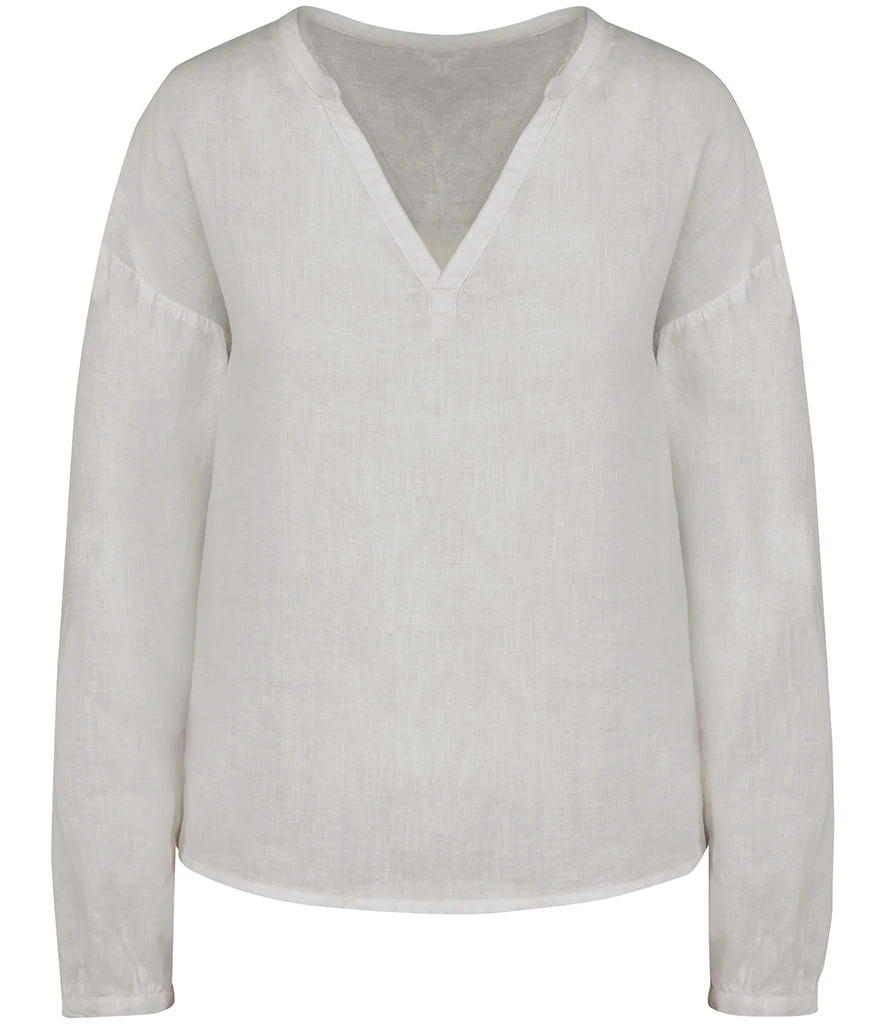 Spasso Ladies Linen Blouse
