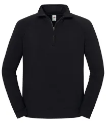 Fruit of the Loom Iconic Premium Zip Neck Sweatshirt