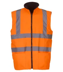 Yoko Hi-Vis Reversible Fleece Bodywarmer