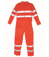Yoko Hi-Vis Poly/Cotton Coverall