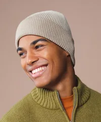 Dip-dye beanie