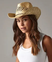 Straw cowboy hat