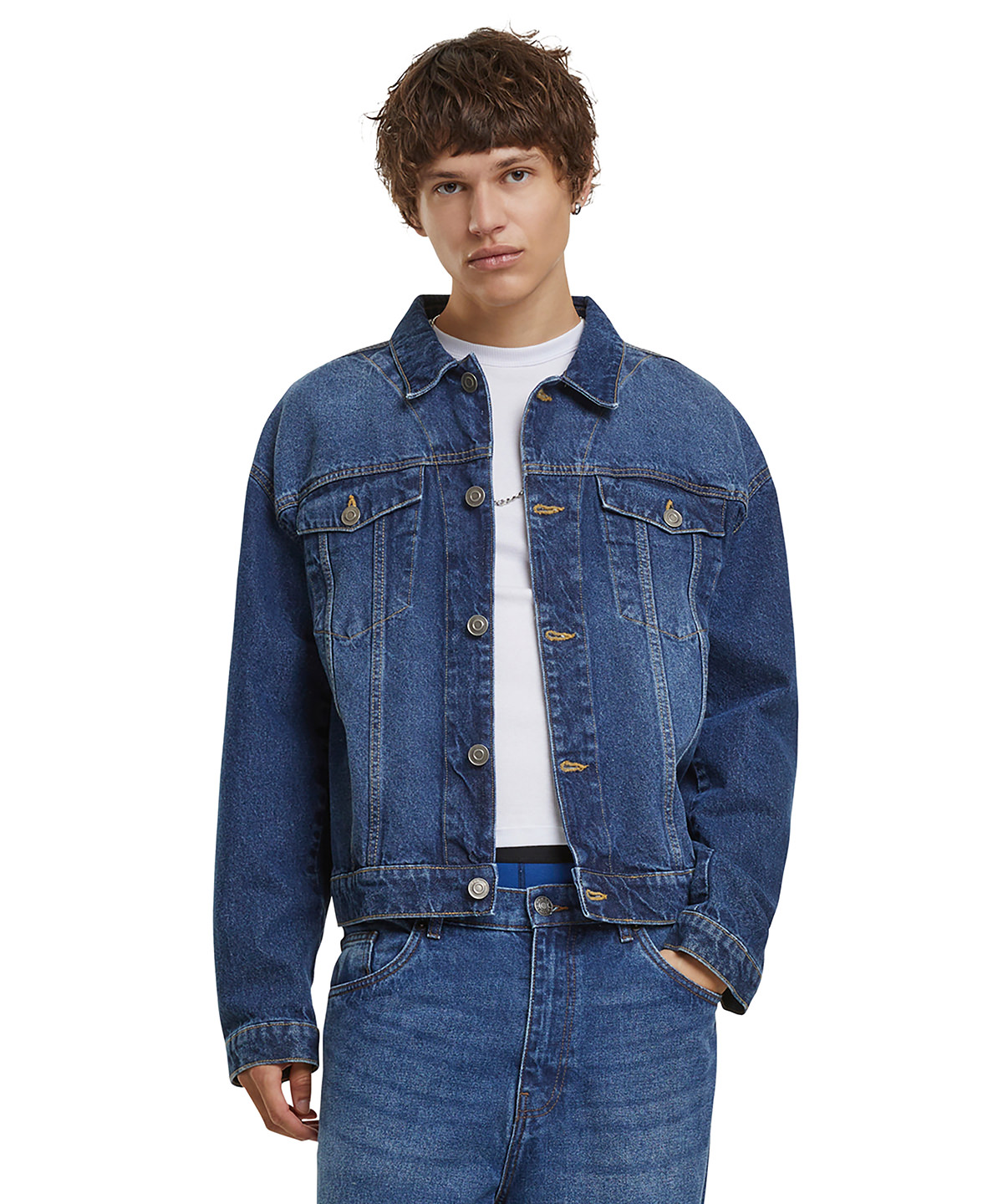 New Mid Blue Washed