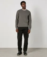 Regular fit piqué sweatshirt